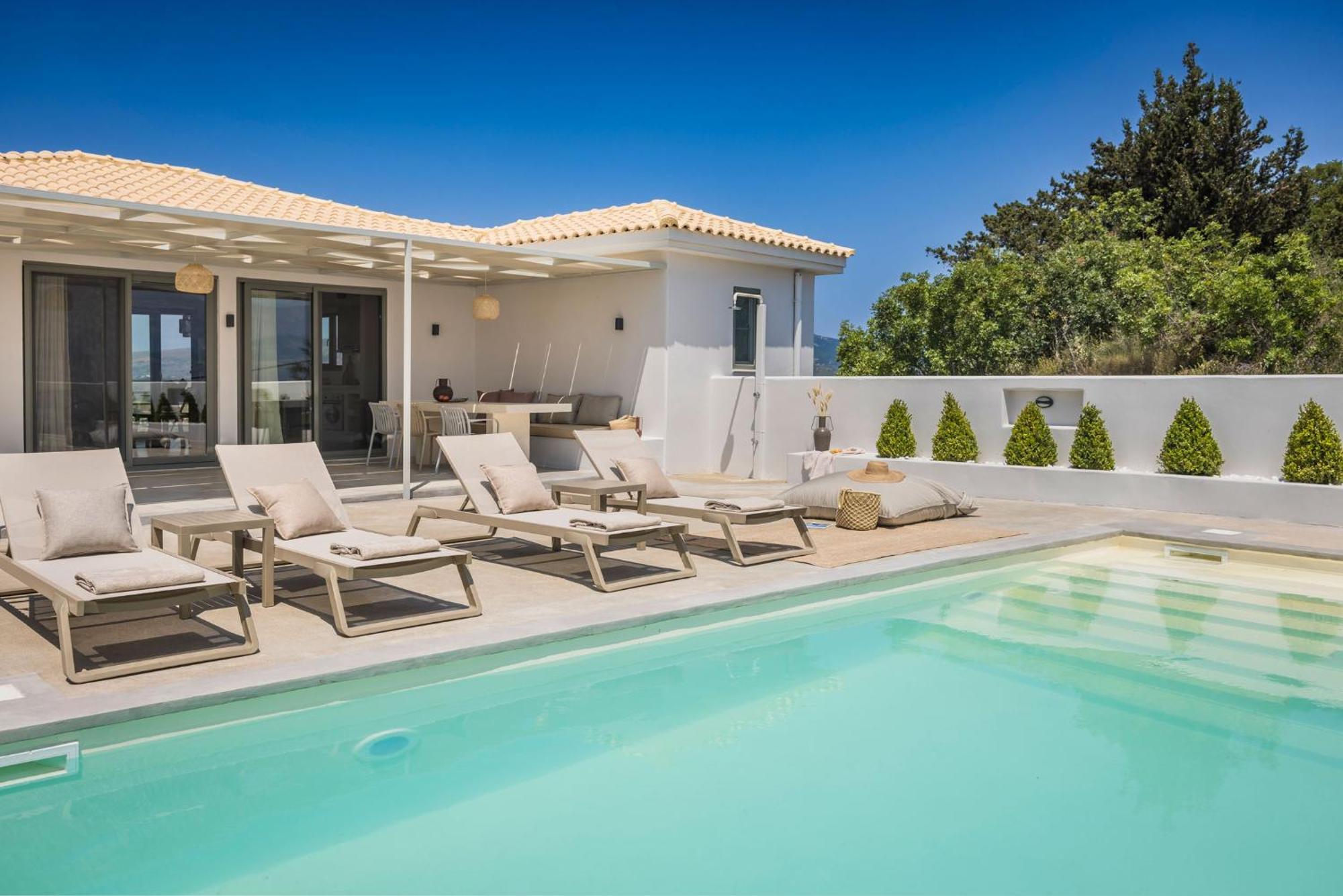 Villa Mirto - Iris Sunset Villas Lépedha المظهر الخارجي الصورة