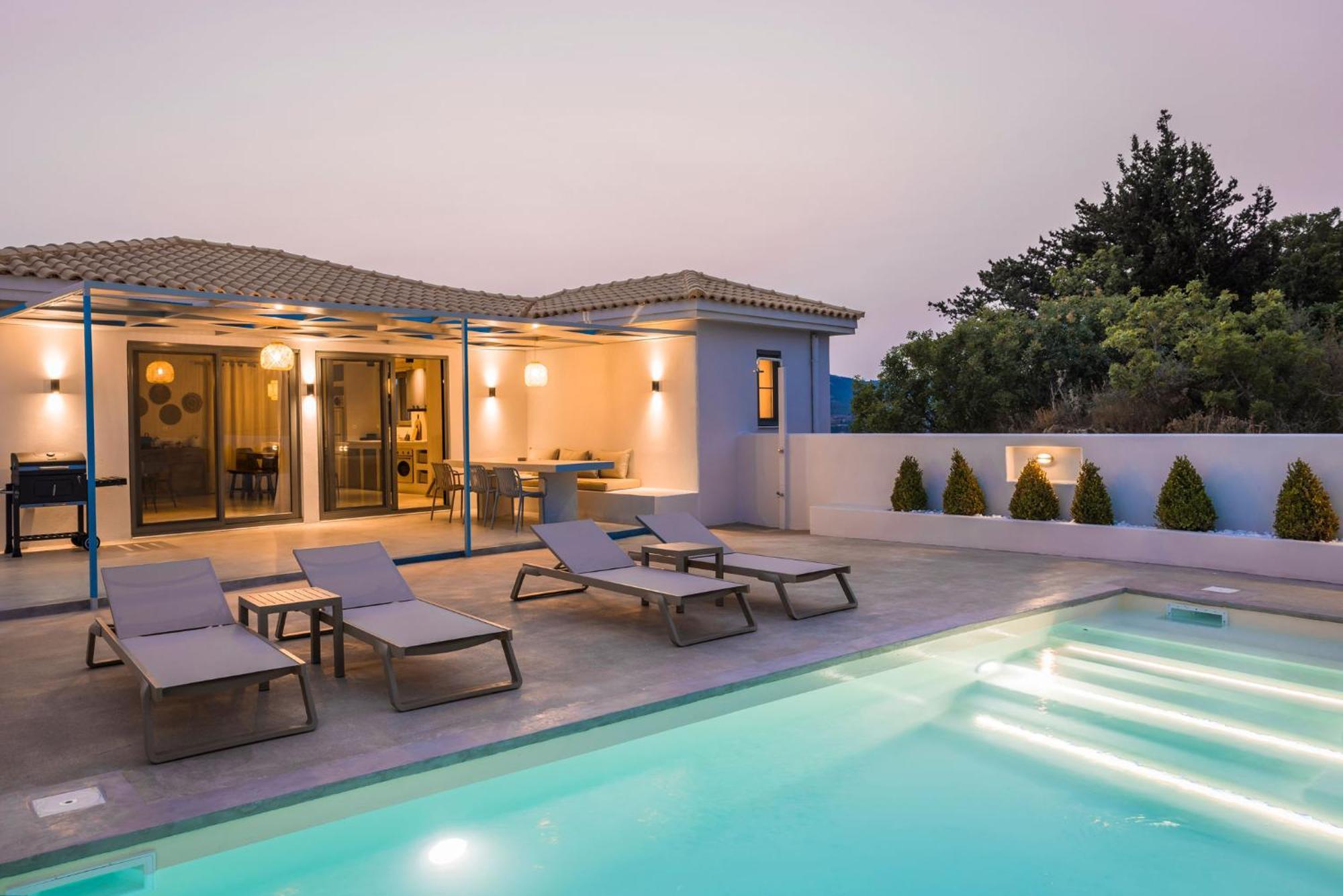 Villa Mirto - Iris Sunset Villas Lépedha المظهر الخارجي الصورة