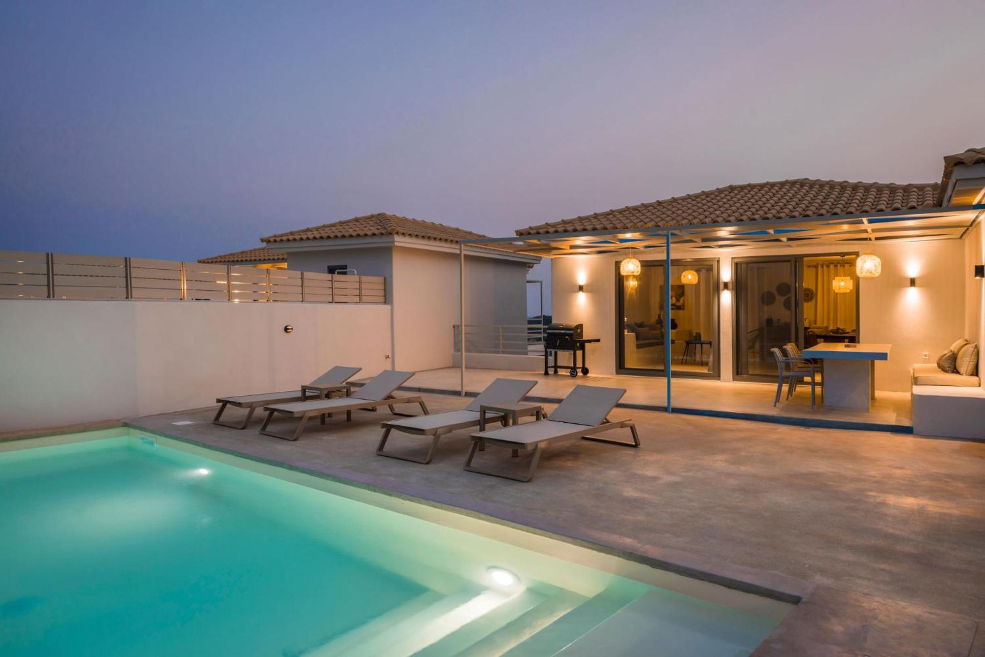 Villa Mirto - Iris Sunset Villas Lépedha المظهر الخارجي الصورة